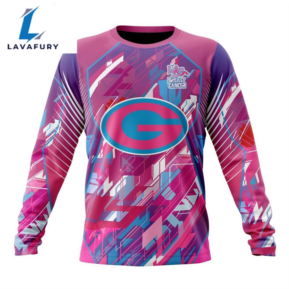 BEST NFL Green Bay Packers, Specialized Design I Pink I Can! Fearless Again Breast Cancer 3D Hoodie Shirt