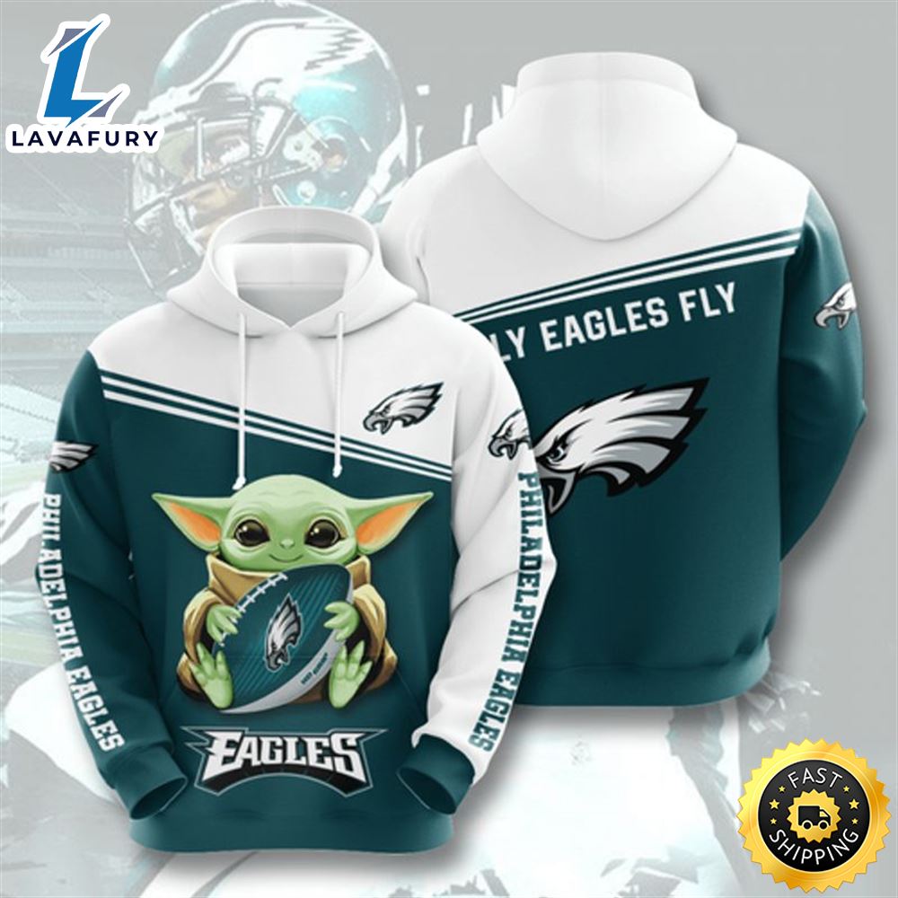 Baby Yoda Star Wars Seattle Seahawks Logo 3d Hoodie All Over Print