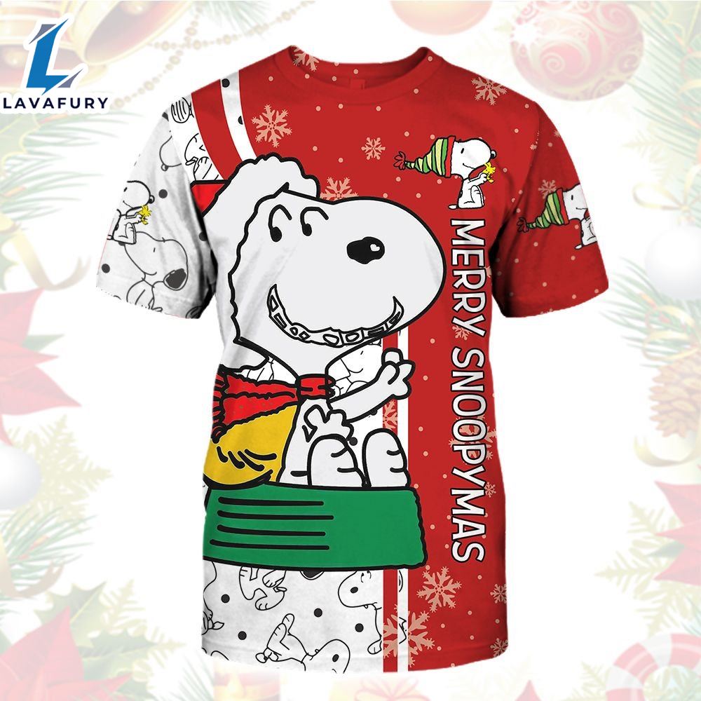 Cartoon Character Special Snoopy Hoodie All Over Printed 3d Christmas Unisex Men