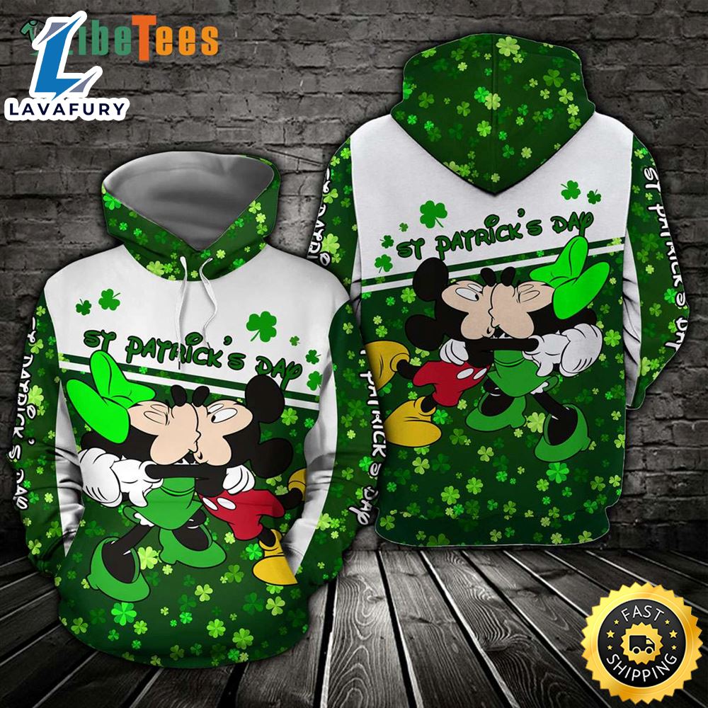 Disney Mickey Mouse St Patricks Day, Mickey Mouse Hoodie, Cool Disney Gifts