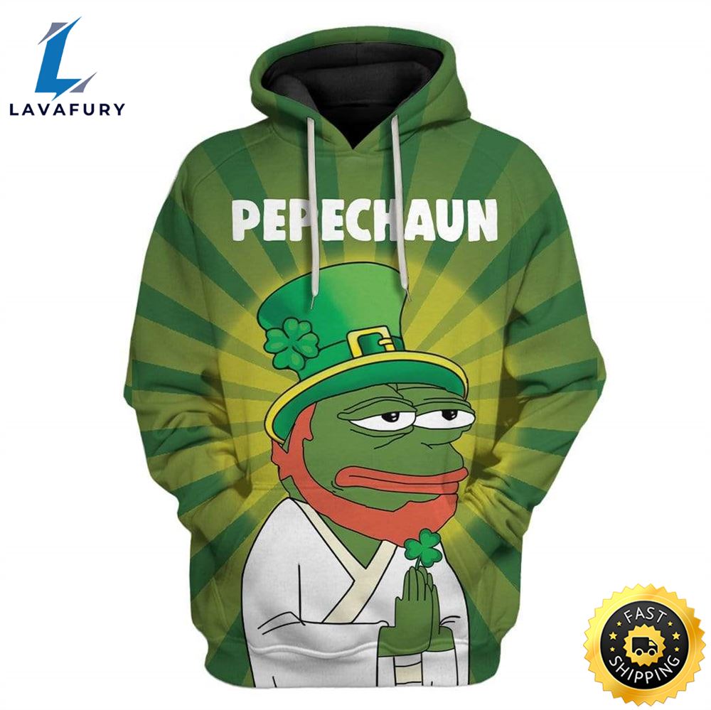 Pepechaun St Patrick's Day Custom T-Shirts Hoodies Apparel