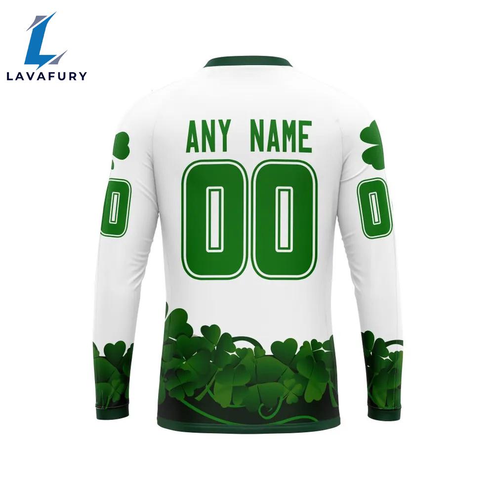 Boston Bruins Happy St.Patrick Days Jersey Long Sleeved Sweatshirt