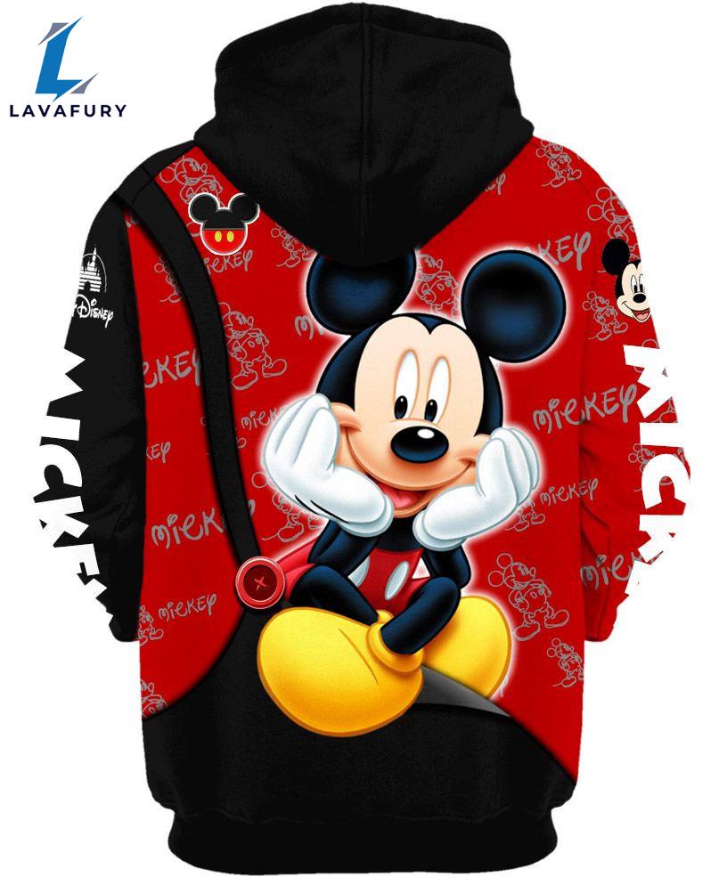 Christmas Mickey Hoodie, Custom Mickey Mouse Hoodie Men, Minnie Hoodie