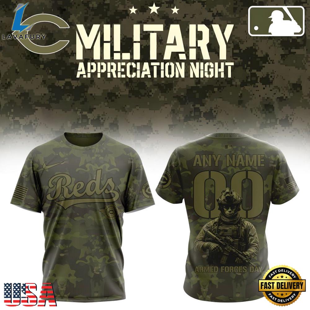 MLB Cincinnati Reds Military Appreciation Month T Shirt, Hoodie, Sweatshirt