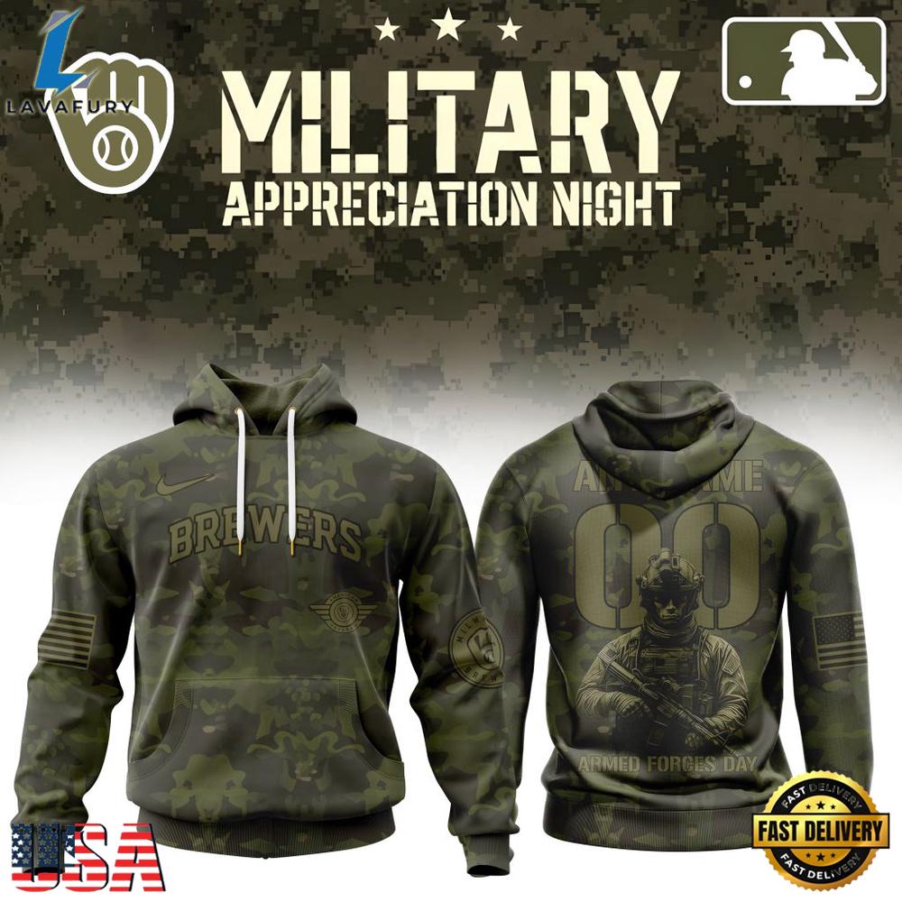 MLB Milwaukee Brewers Military Appreciation Month T Shirt, Hoodie, Sweatshirt