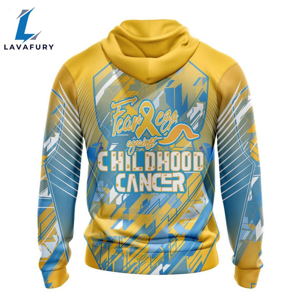 Personalized NFL Tennessee Titans Fearless Against Childhood Cancers Hoodie Gift Sport
