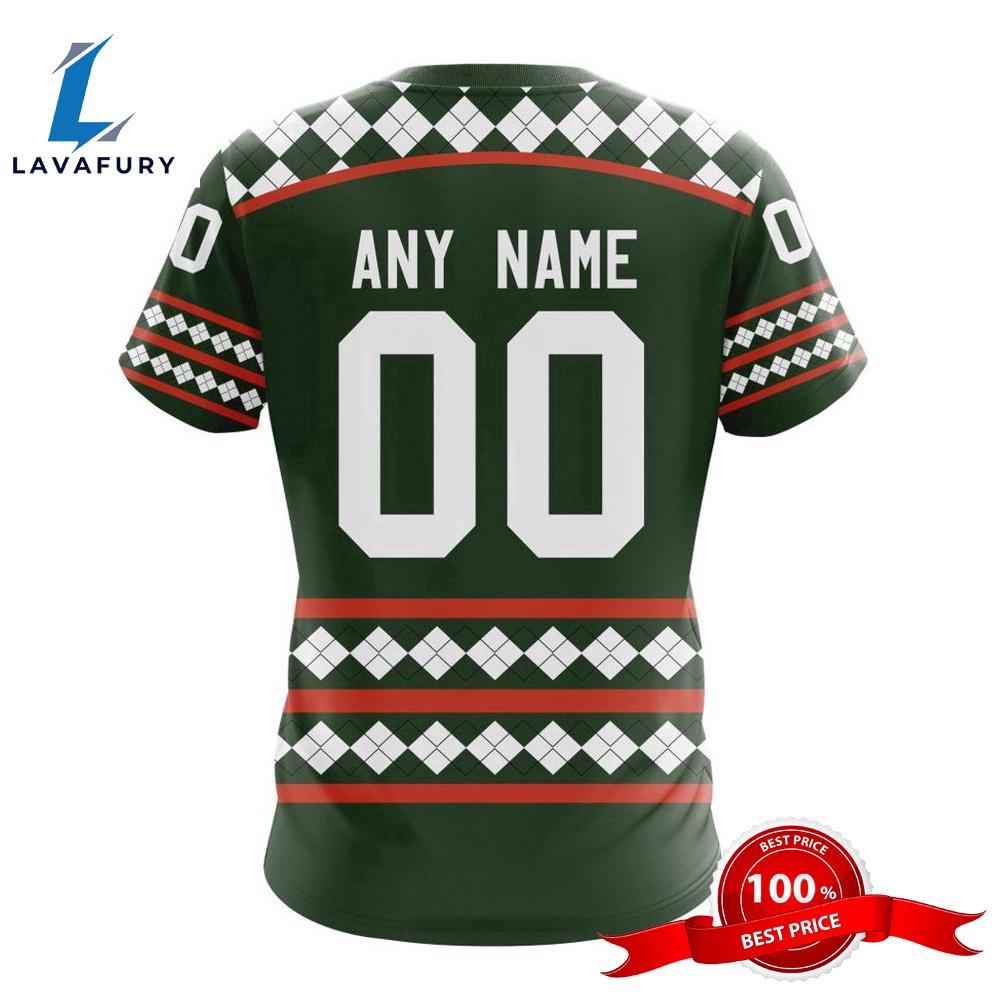 Personalized NHL Columbus Blue Jackets Specialized Unisex Kits Hockey St Patrick's Day 3D T-Shirts