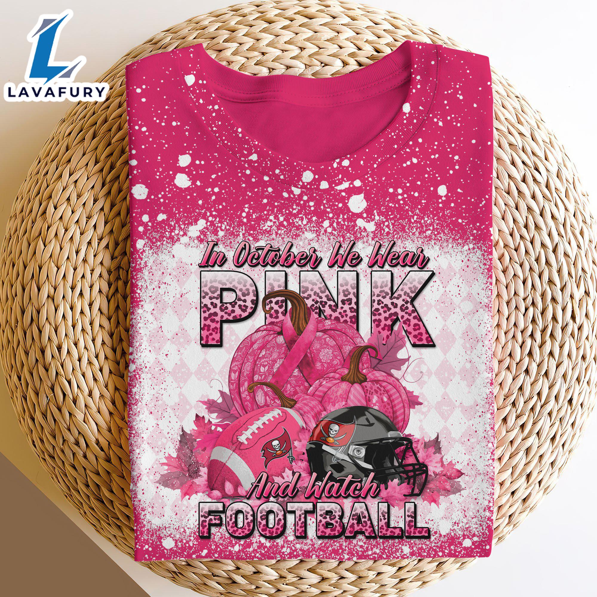 Tampa Bay Buccaneers Bleached Cancer Awareness, Sport Shirts For Fan Gift Summer